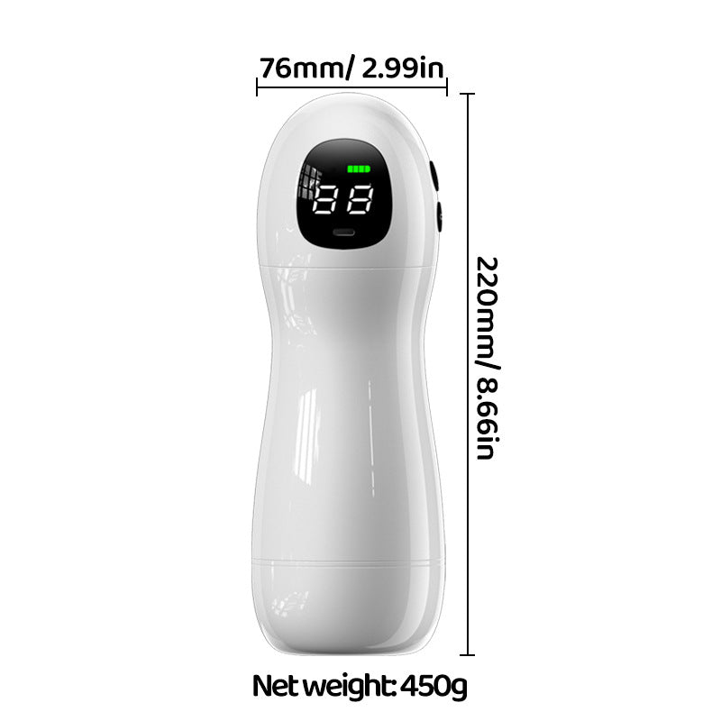 Smart Vibrating & Voice Interactive Male Masturbator - Realistic Feel, Adult Toy for Men