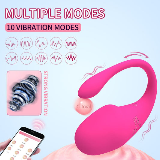 App-Controlled Whale Vibrator – Powerful Egg for Women