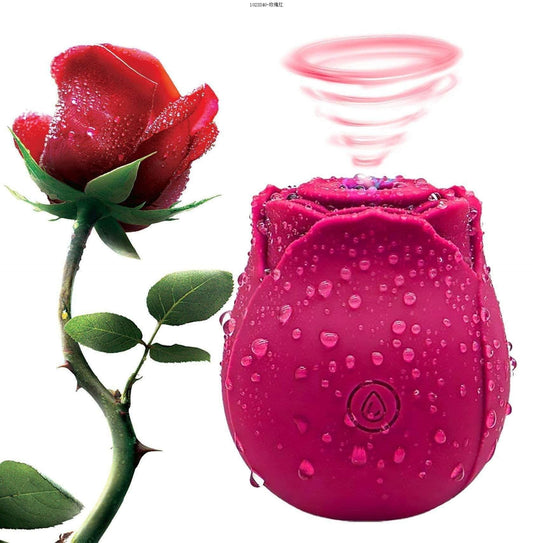 Rose Suction Bullet Vibrator for Women – Clitoral & Breast Teasing Massager