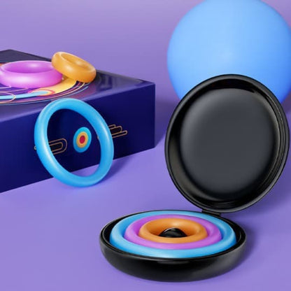 Cock/Penis Ring Men Sex Toys - Colored Tension Silicone Cock Ring Set with 3 Pcs Different Sizes