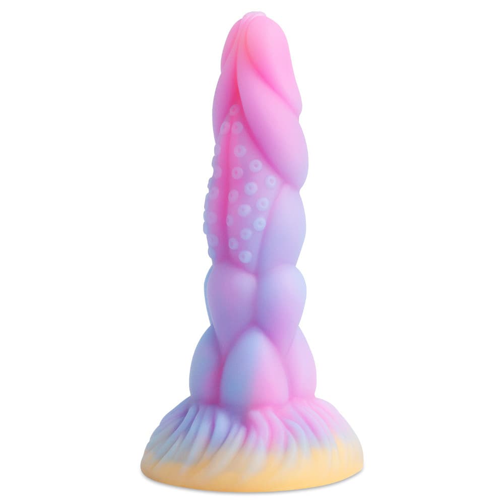 Glow-in-the-Dark Alien Silicone Dildo | Female Masturbation Toy