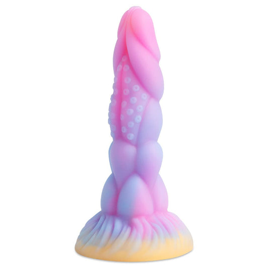 Glow-in-the-Dark Alien Silicone Dildo | Female Masturbation Toy