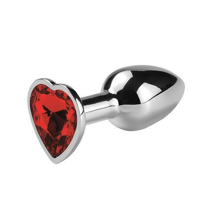 Heart-Shaped Metal Anal Plug – Female SM Erotic Expander, Adult Sex Toy