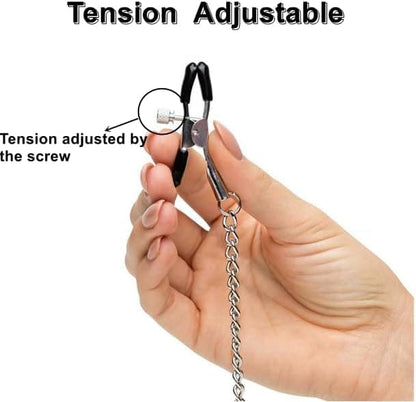Chain + clips + bell, relaxation toy for couples