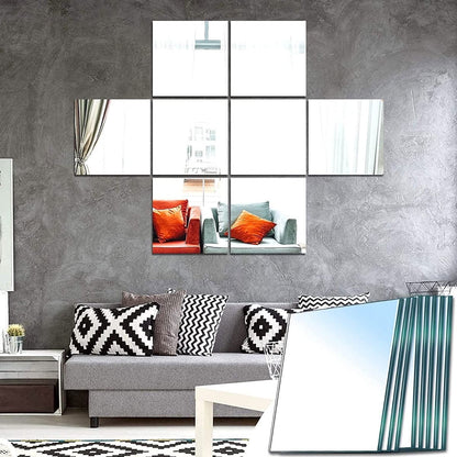 Acrylic Mirror Wall Sticker, Oval Soft Mirror for Living Room, Bathroom & Bedroom