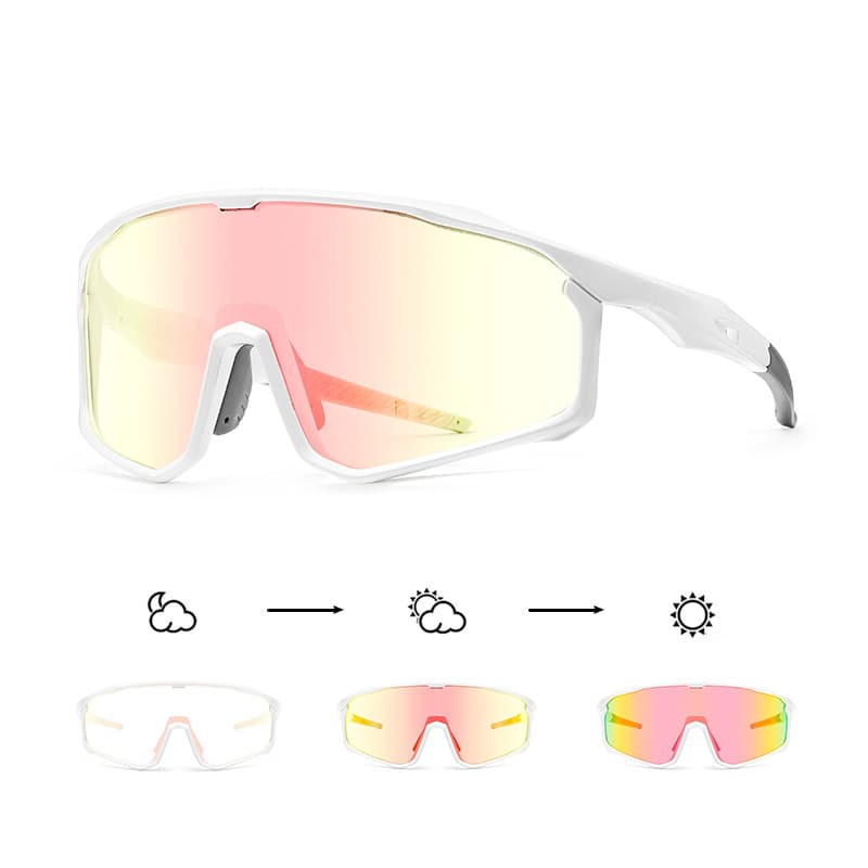 Photochromic Cycling Glasses – Unisex, Auto Darkening, UV Protection