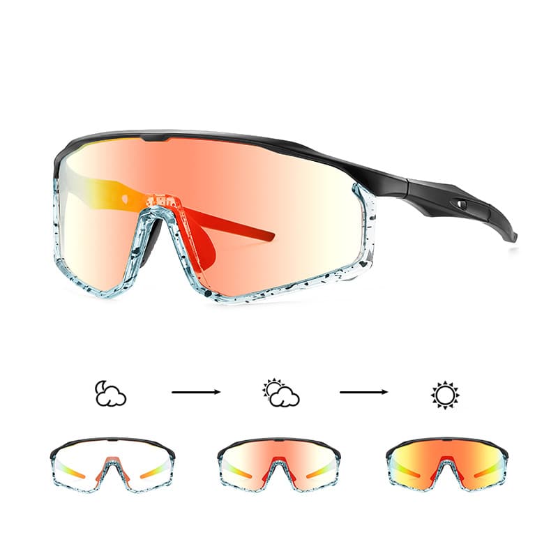 Photochromic Cycling Glasses – Unisex, Auto Darkening, UV Protection
