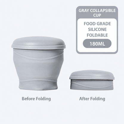 🌈Macaron Foldable Silicone Cup – Food-Grade & Heat-Resistant, Collapsible & Portable Travel Cup for Outdoor & Daily Use