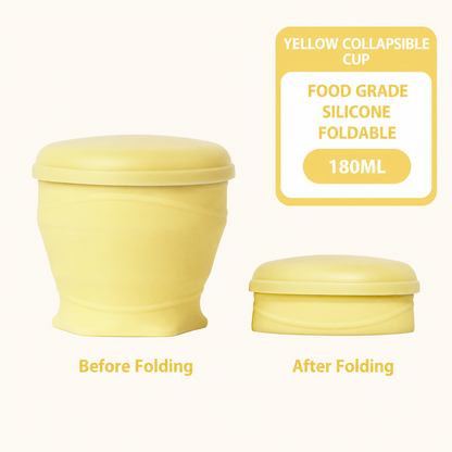 🌈Macaron Foldable Silicone Cup – Food-Grade & Heat-Resistant, Collapsible & Portable Travel Cup for Outdoor & Daily Use