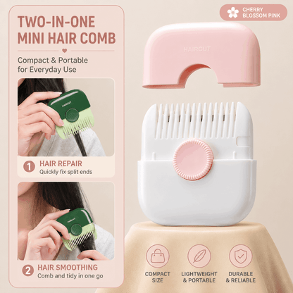 💇‍♀️Double-Sided Thinning Comb – Hair Trimmer & Layering Tool for Home Use