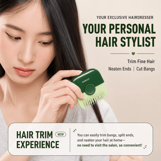 💇‍♀️Double-Sided Thinning Comb – Hair Trimmer & Layering Tool for Home Use
