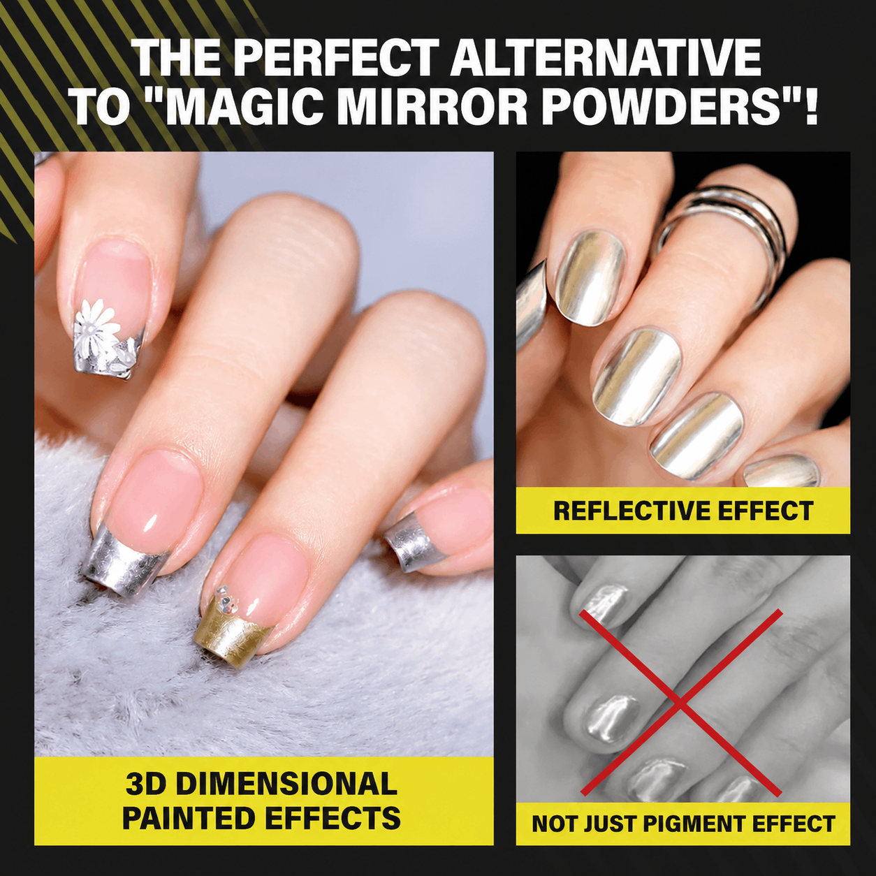 💅✨Mirror Metallic Nail Gel
