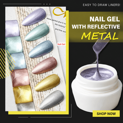 💅✨Mirror Metallic Nail Gel