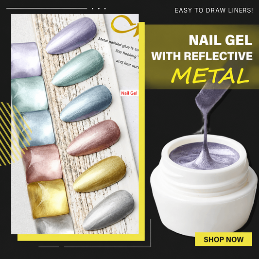💅✨Mirror Metallic Nail Gel