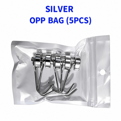 🧲Upgraded Magnetic Hook – 15kg Capacity, 360° Swivel, No-Drill
