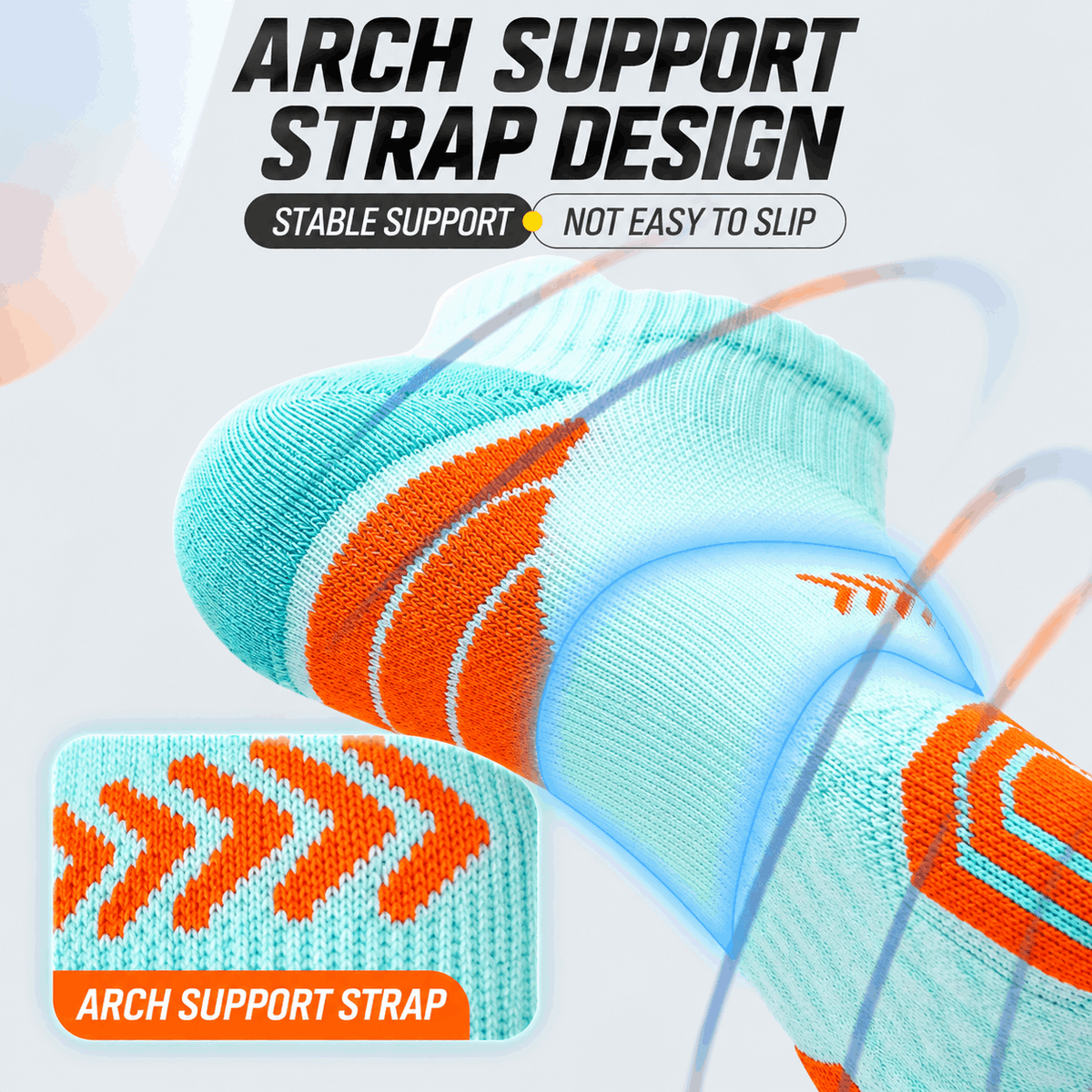 [2 Pairs] Terry Sports Ankle Socks – Thick, Anti-Odor & Durable for Men