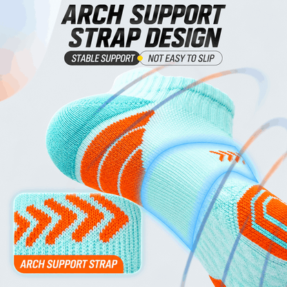 [2 Pairs] Terry Sports Ankle Socks – Thick, Anti-Odor & Durable for Men