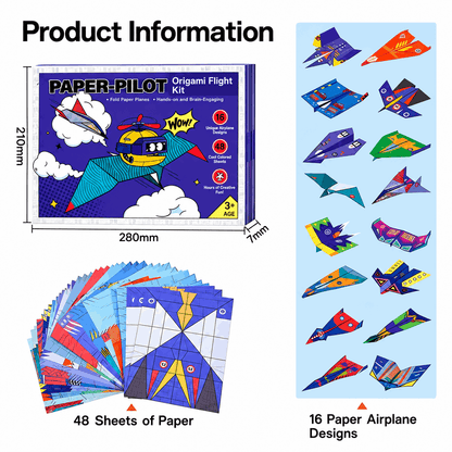 Creative DIY Paper Airplane Set For Kids
