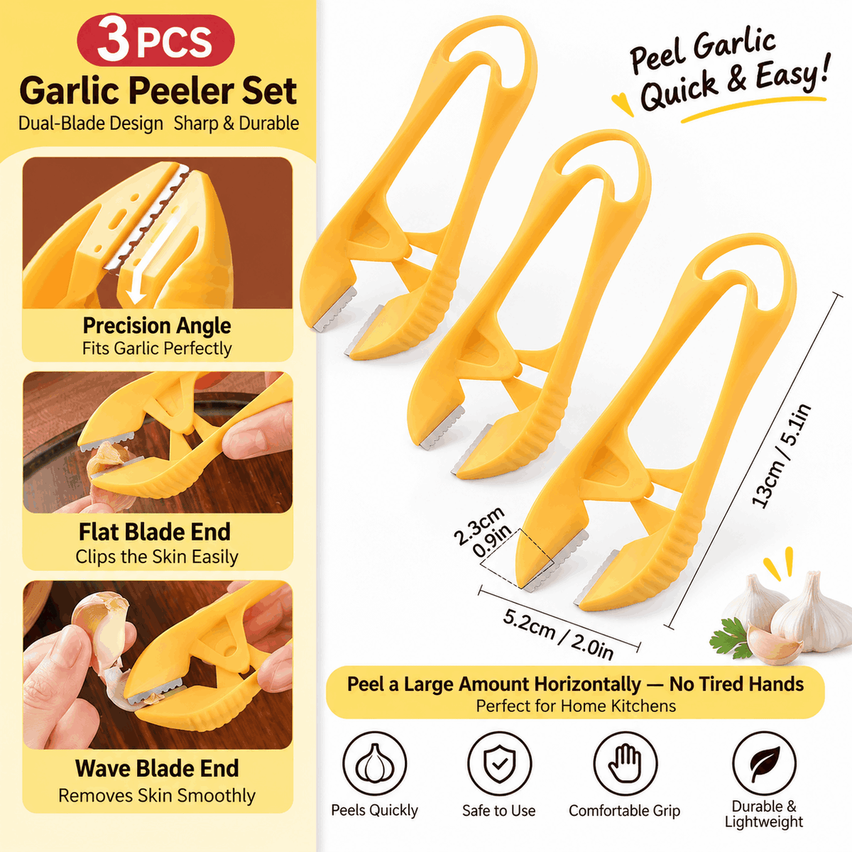 Garlic Peeler Tool – Quick Peeling
