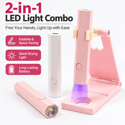 Portable One-Bar Nail Lamp – Rechargeable & Handheld