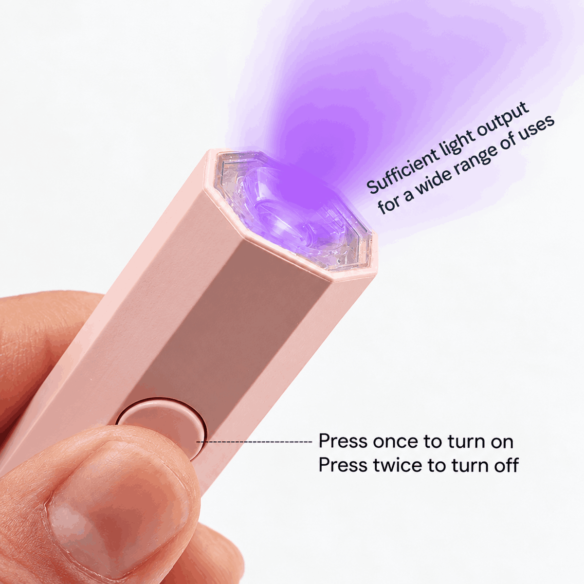 Portable One-Bar Nail Lamp – Rechargeable & Handheld
