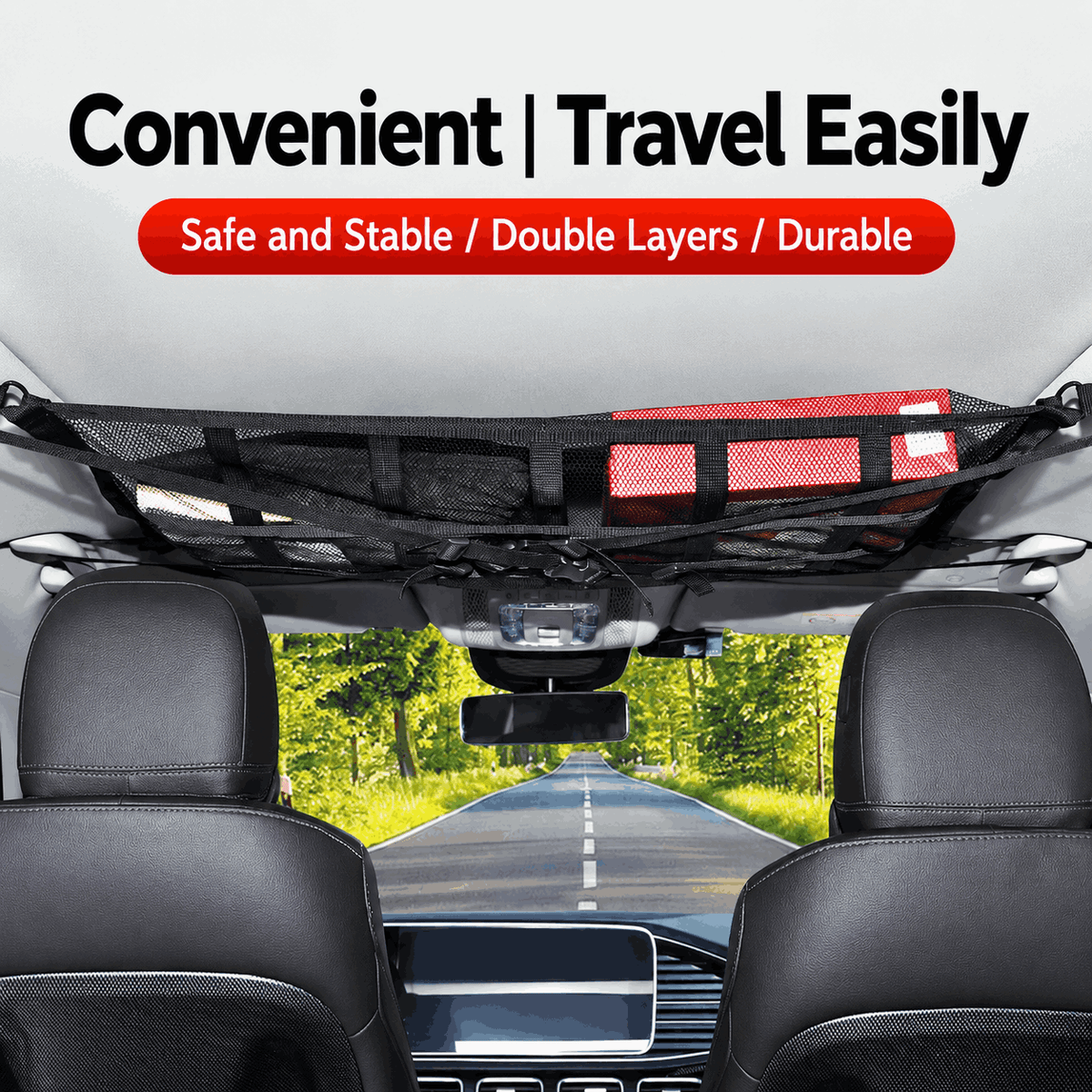 Car Ceiling Storage Net