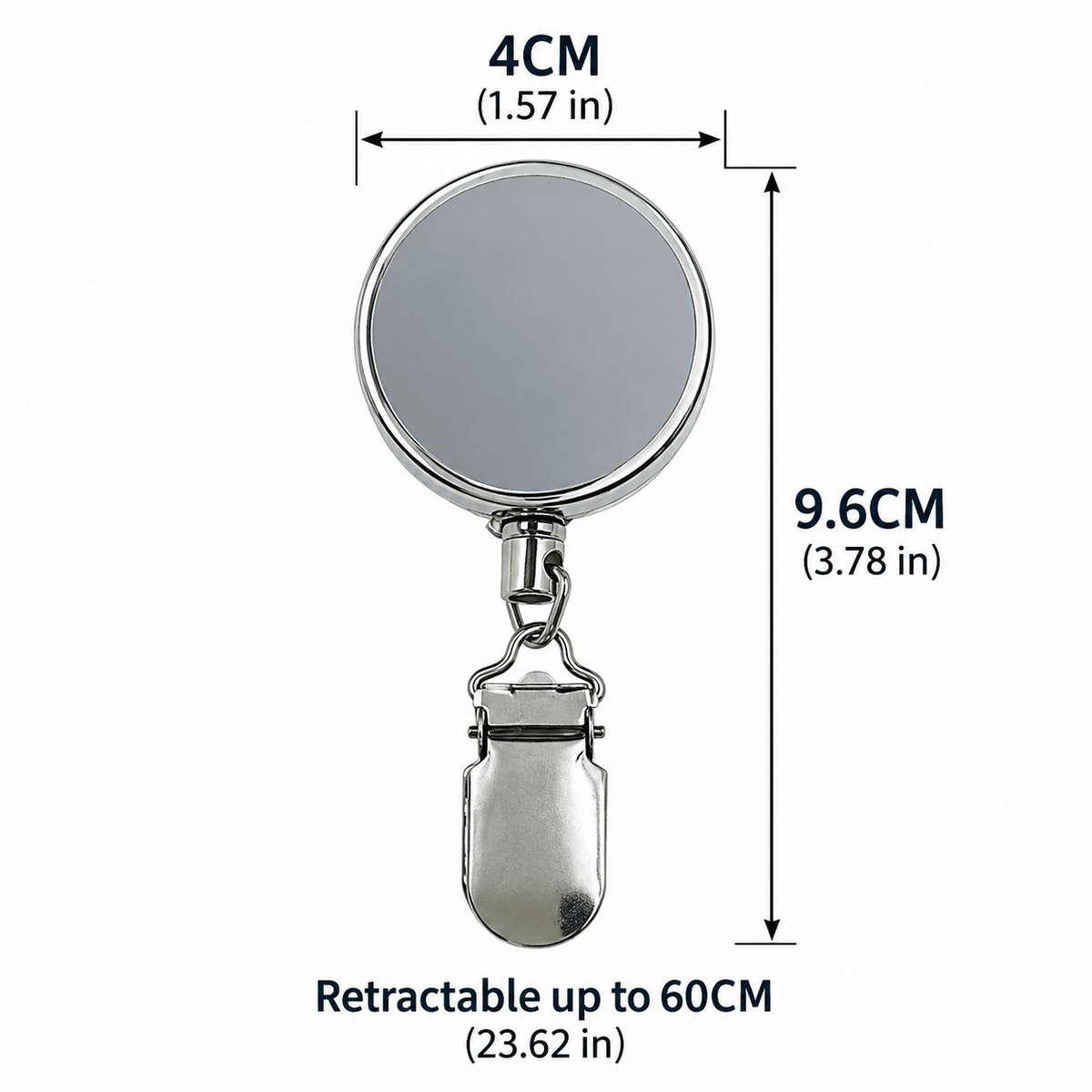 Retractable Clip – No-Drill, for Clothes & Towels