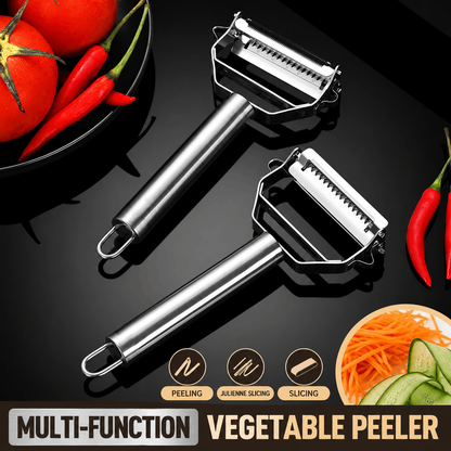 2-in-1 Stainless Steel Julienne & VegetablePeeler