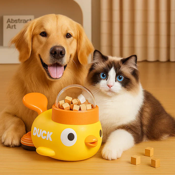 The Fun Interactive Treat Dispenser For Dogs And Cats
