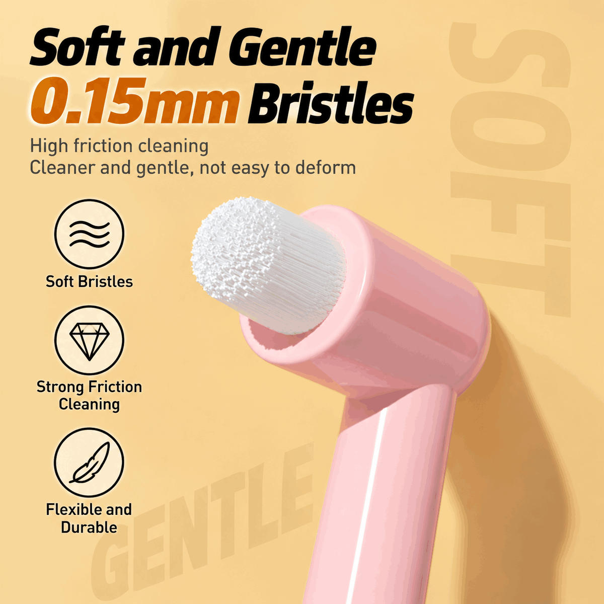 2-Pack Orthodontic Toothbrush – Soft Bristles for Braces