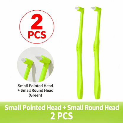2-Pack Orthodontic Toothbrush – Soft Bristles for Braces