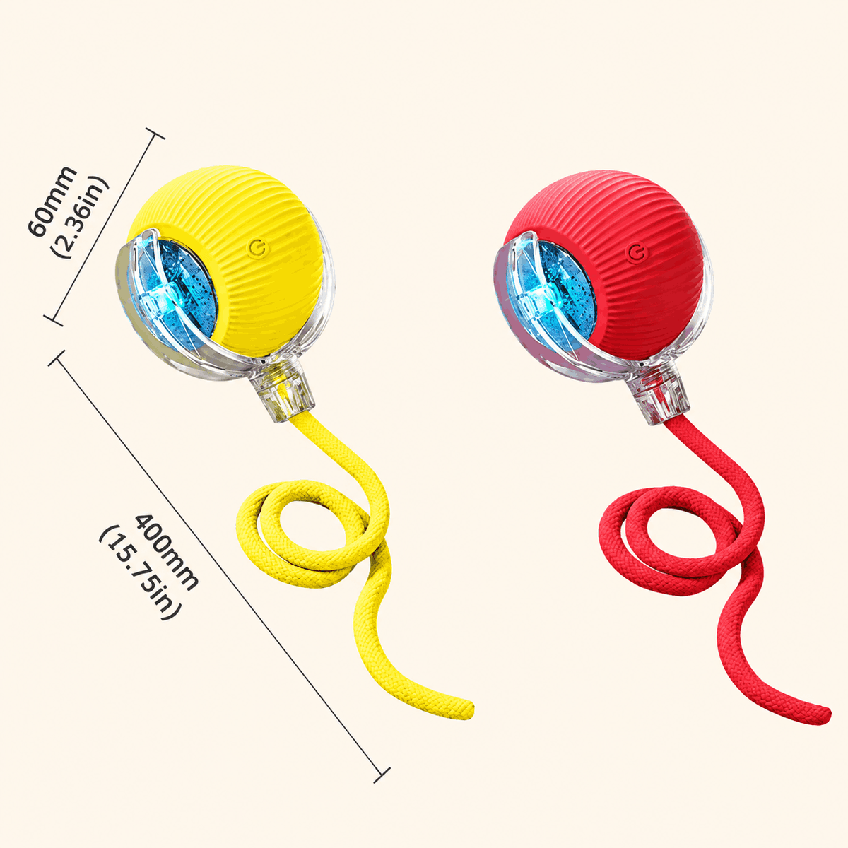 Interactive pet toy ball