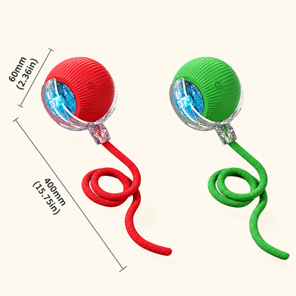 Interactive pet toy ball