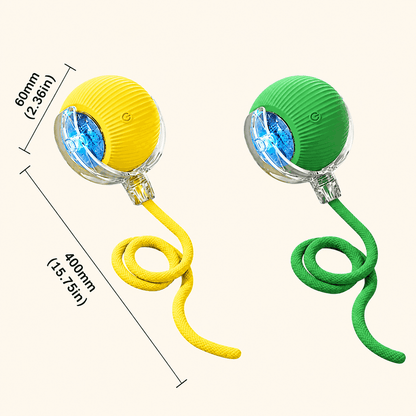 Interactive pet toy ball