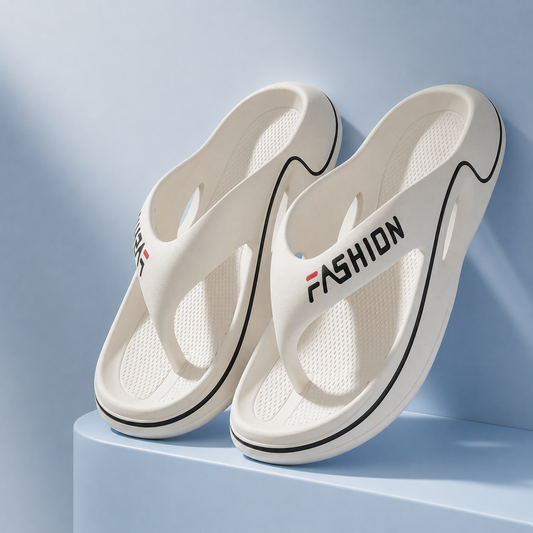 2026 Men's Thick Sole Flip Flops, Anti Slip Beach Slippers, Summer Outdoor Non-Slip Platform Sandals for Men