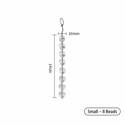 Glass Bead String for Couples, Smooth Crystal Bead Chain for Adult Couples