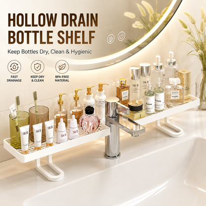 No-Drill Kitchen Sink Sponge Holder & Drain Rack