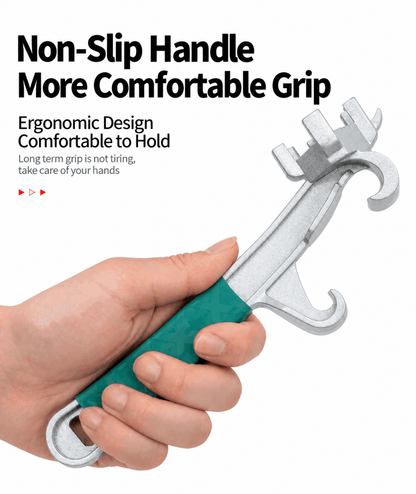 Aluminum Bucket Opener – Opens, Pries & Twists, Fits Paint & Chemical Buckets
