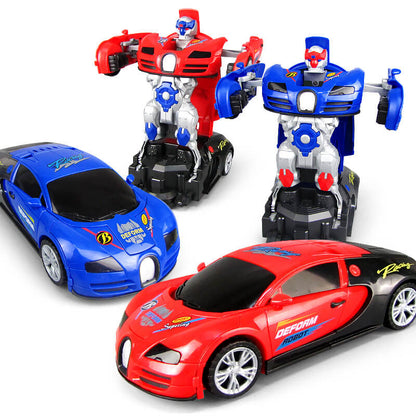Electric Universal Deformation Police Toy Car (Need 3 AA batteries)