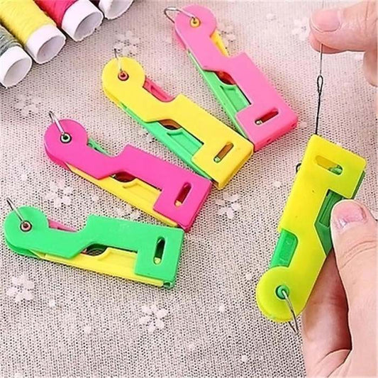 【3 PCS】Automatic Threading Aid Needle Threader