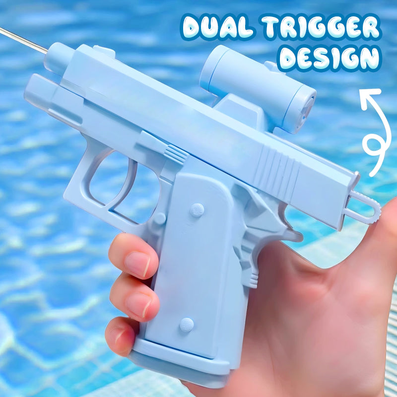 Prank toy water gun with double-headed shooting
