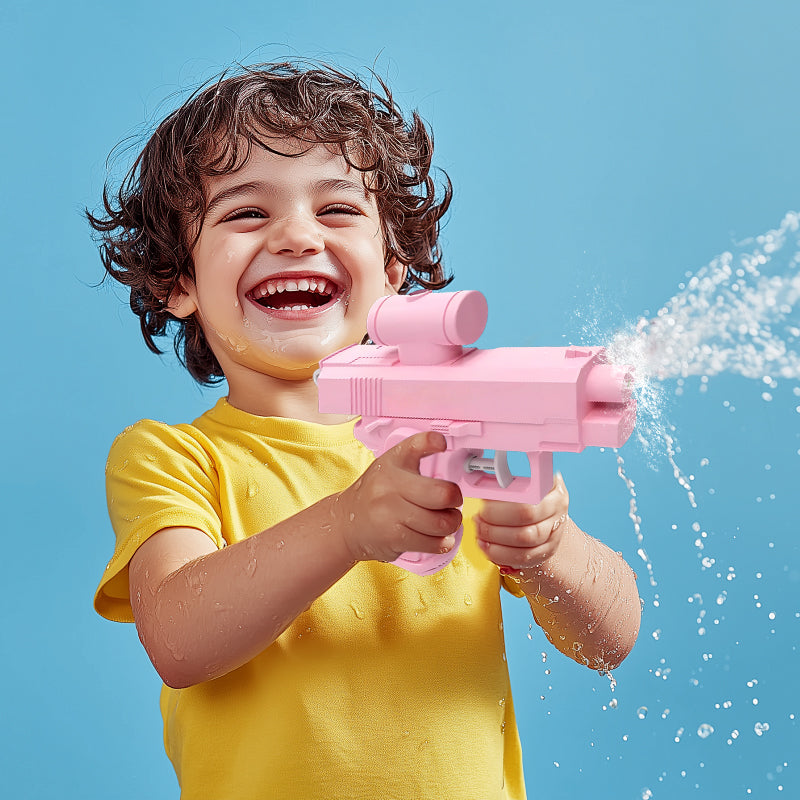 Prank toy water gun with double-headed shooting