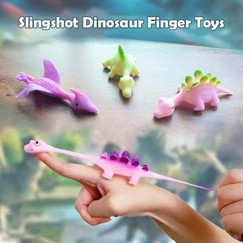 [10 PCS]Slingshot Dinosaur Finger Toys