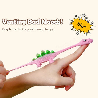 [10 PCS]Slingshot Dinosaur Finger Toys