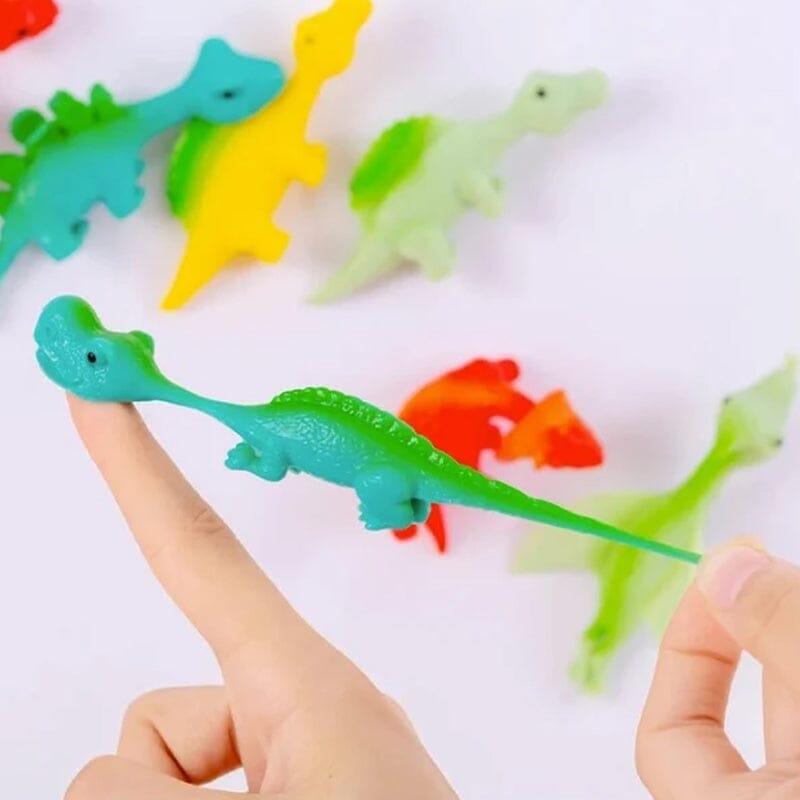 [10 PCS]Slingshot Dinosaur Finger Toys