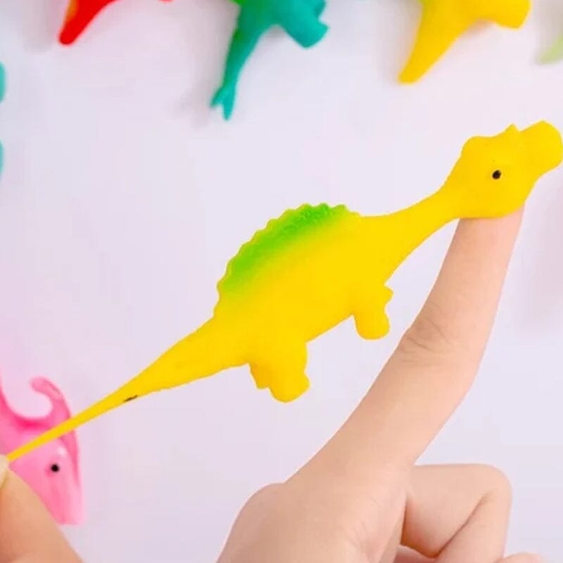 [10 PCS]Slingshot Dinosaur Finger Toys