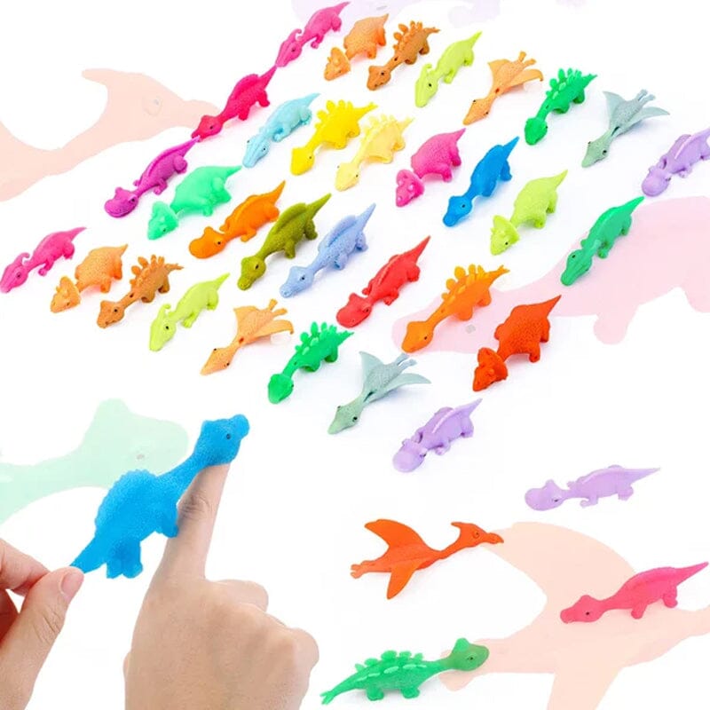 [10 PCS]Slingshot Dinosaur Finger Toys