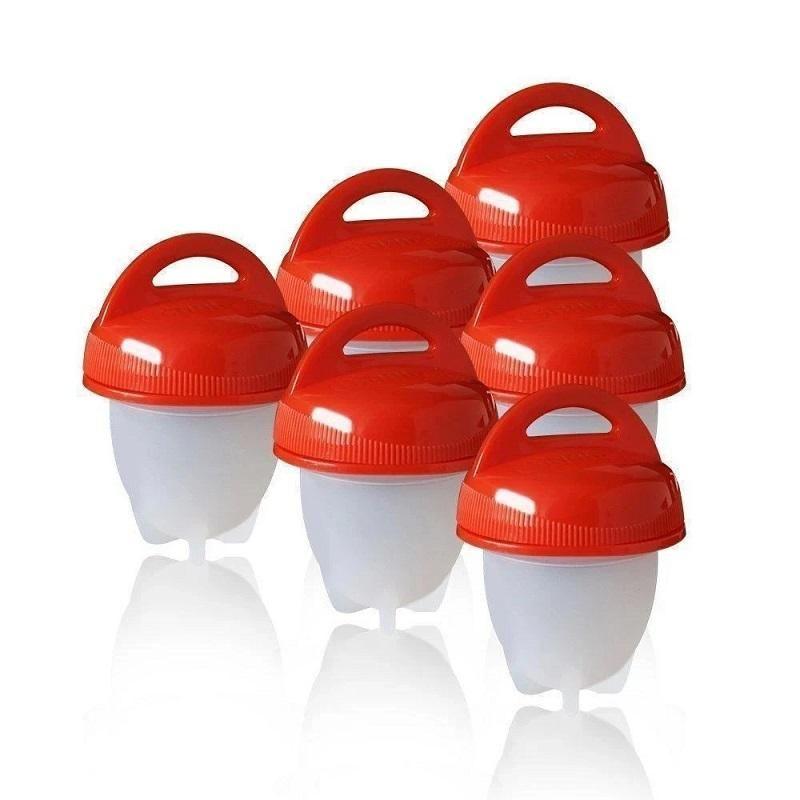 [6 PCS] Non-stick Silicone Egg Boiler
