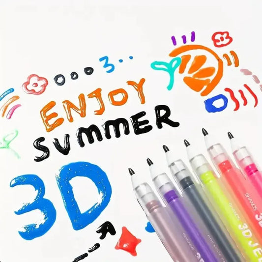 [6 PCS] 3D Jelly Pen