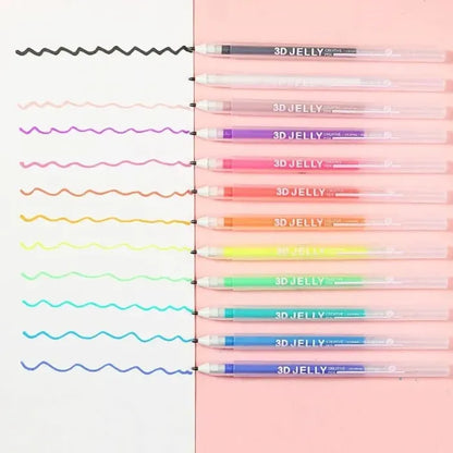 [6 PCS] 3D Jelly Pen